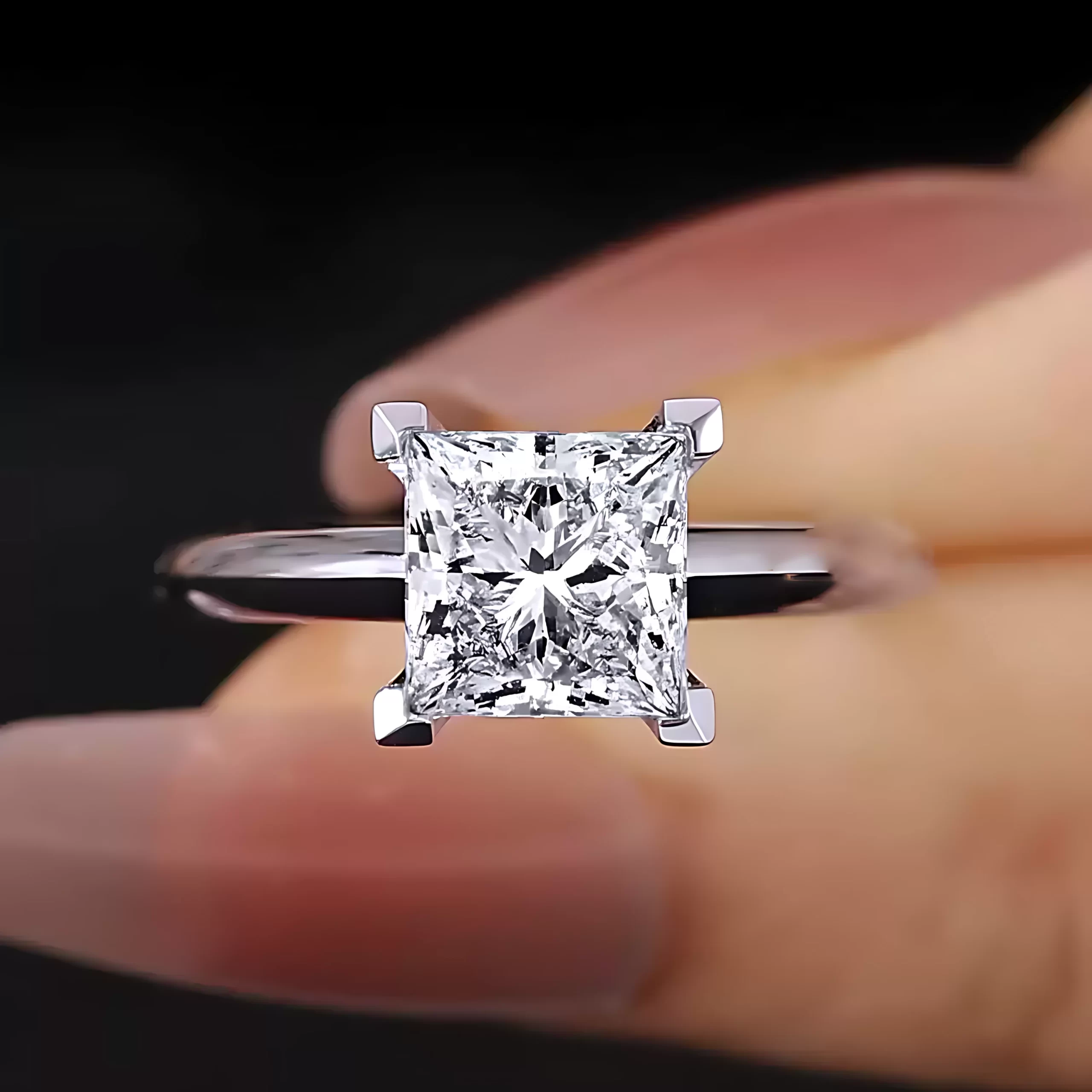 Princess Cut Diamond Ring Princess Cut Diamond Ring