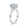 Moissanite Solitaire 2.5carat Oval Diamond Ring Moissanite Solitaire 2.5carat Oval Diamond Ring