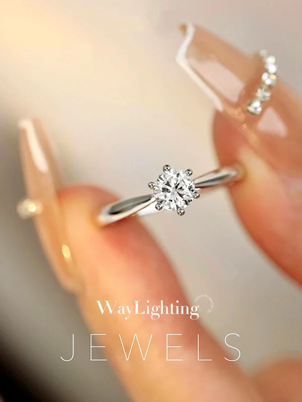 6-Claw Briliant Solitaire Diamond Ring 6-Claw Briliant Solitaire Diamond Ring