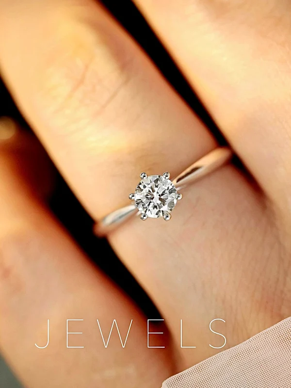 6-Claw Briliant Solitaire Diamond Ring 6-Claw Briliant Solitaire Diamond Ring