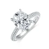 Moissanite Vintage 3.0carat Oval Diamond Ring Moissanite Vintage 3.0carat Oval Diamond Ring