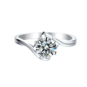 Moissanite 2.0carat Angel's Kiss Round Diamond Ring!!3896764084-0-cib 拷贝. Moissanite 2.0carat Angel's Kiss Round Diamond Ring