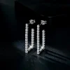 Moissanite Open Rectangular Hoop Diamond Earrings!!3896764084-0-cib 拷贝. Moissanite Open Rectangular Hoop Diamond Earrings